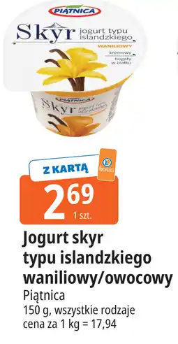 E.Leclerc Jogurt skyr typu islandzkiego waniliowy/owocowy oferta