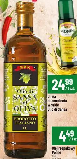 Polomarket Oliwa do smażenia w szkle Olio di Sansa oferta