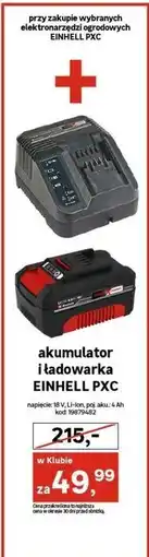 Leroy Merlin Akumulator i ładowarka EINHELL PXC oferta