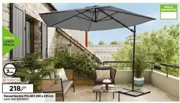Leroy Merlin Parasol boczny POLAR II 290 x 235 cm oferta