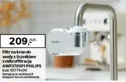 Leroy Merlin Filtr na kran do wody z licznikiem z mikrofiltracją AWP3705P1 PHILIPS oferta