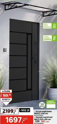 Leroy Merlin Daszek nad drzwi ARCO 150 x 95 cm oferta