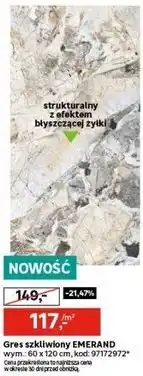 Leroy Merlin Gres szkliwiony EMERAND oferta