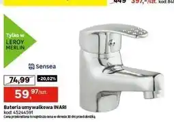 Leroy Merlin Sensea Bateria umywalkowa INARI oferta