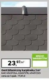 Leroy Merlin Gont bitumiczny karpiówka 3 m² oferta