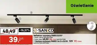 Leroy Merlin Reflektor szynowy PARIS GU10 oferta