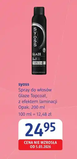 dm drogerie markt Spray do włosów Syoss oferta