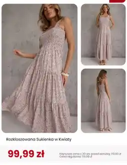 Renee Sukienka rozkloszowana w kwiaty Renee oferta