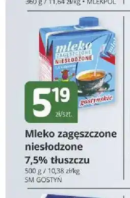 Marketvita Mleko zagęszczone niesłodzone SM Gostyń oferta