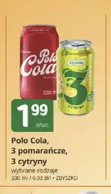 Marketvita Napój gazowany Zbyszko 3 Pomarańcze oferta