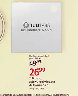 Rossmann Rozświetlacz do twarzy Tuli oferta