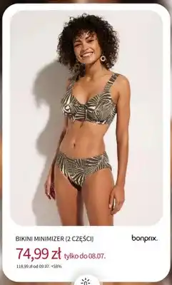 BonPrix Bikini minimizer 2-częściowe Bonprix oferta