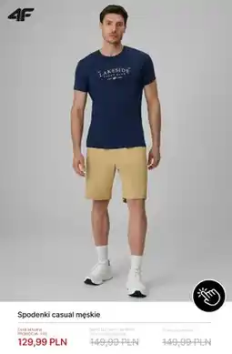 4F Spodenki casual męskie 4F oferta