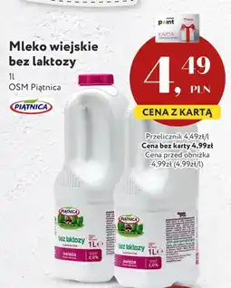 Market Point Mleko wiejskie bez laktozy Piątnica oferta