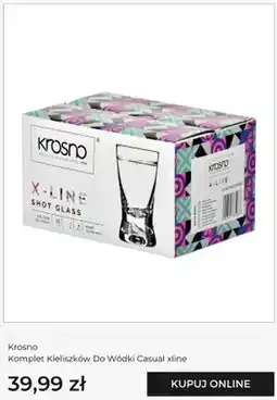 Home&You Komplet kieliszków do wódki Krosno Casual X-Line 6-pak oferta