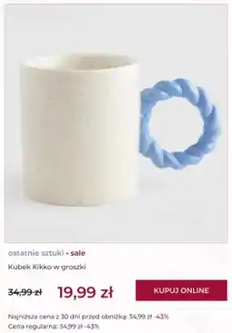 Home&You Kubek Kikko w groszki home&you oferta