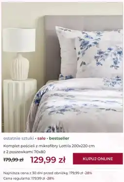 Home&You Komplet pościeli z mikrofibry Lottila oferta