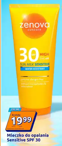 Action Mleczko do opalania Sensitive SPF 30 oferta