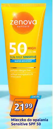 Action Mleczko do opalania Sensitive SPF 50 oferta