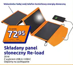 Action Składany panel słoneczny Re-load oferta
