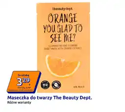 Action Maseczka do twarzy The Beauty Dept. oferta