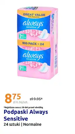 Action Podpaski Always Sensitive oferta