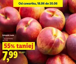 Lidl Nektarynki luzem oferta