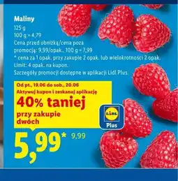 Lidl Maliny oferta