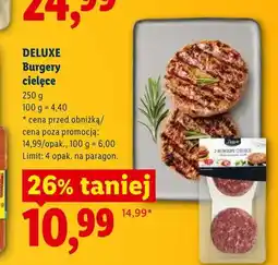 Lidl Burgery cielęce Deluxe oferta