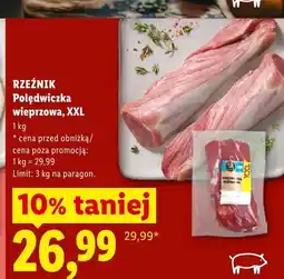 Lidl Polędwiczka wieprzowa Rzeźnik XXL oferta