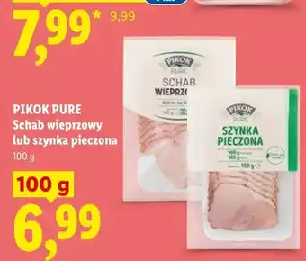 Lidl Szynka pieczona Pikok Pure oferta