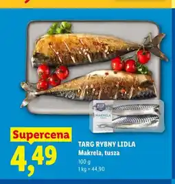 Lidl Makrela tusza Targ Rybny Lidla oferta