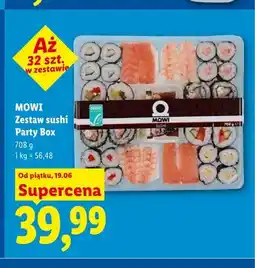 Lidl Zestaw sushi Party Box Mowi oferta