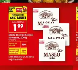 Biedronka Masło Ekstra Mleczarnia oferta