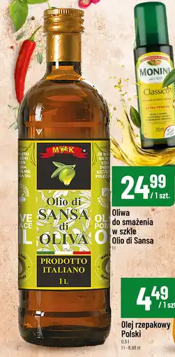 Polomarket Oliwa do smażenia w szkle Olio di Sansa oferta