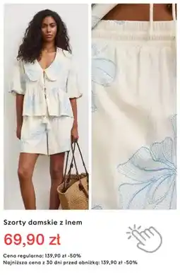 Medicine Szorty damskie z lnem oferta