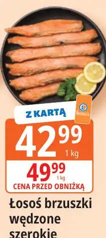 E.Leclerc Łosoś brzuszki wędzone szerokie oferta