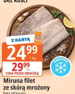 E.Leclerc Miruna filet ze skórą mrożony bez glazury oferta