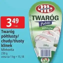 E.Leclerc Twaróg półtłusty/chudy/tłusty klinek Mlekovita oferta