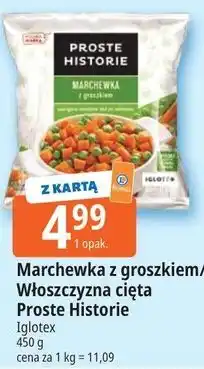 E.Leclerc Marchewka z groszkiem/Włoszczyzna cięta Proste Historie oferta