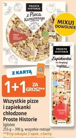 E.Leclerc Wszystkie pizze i zapiekanki chłodzone Proste Historie Iglotex oferta
