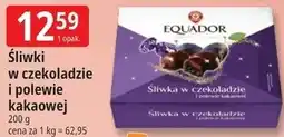 E.Leclerc EQUADOR Śliwki w czekoladzie i polewie kakaowej oferta