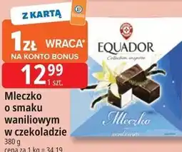 E.Leclerc EQUADOR Mleczko o smaku waniliowym w czekoladzie oferta
