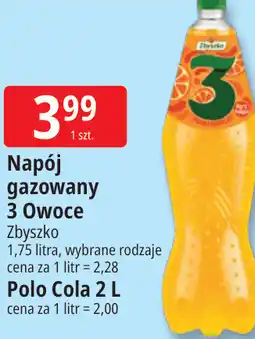 E.Leclerc Napój gazowany 3 Owoce / Polo Cola oferta