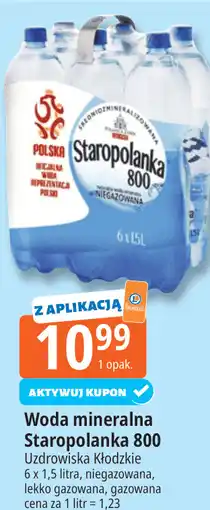 E.Leclerc Woda mineralna Staropolanka 800 oferta
