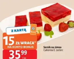 E.Leclerc Sernik na zimno oferta