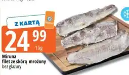E.Leclerc Miruna filet ze skórą mrożony oferta