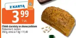 E.Leclerc Chleb ziarnisty ze słonecznikiem oferta