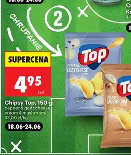 Biedronka Chipsy Top Pepper & Goat Cheese oferta