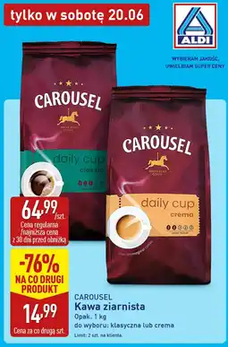 ALDI CAROUSEL Kawa ziarnista oferta